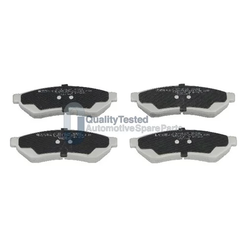 Sada brzdových platničiek kotúčovej brzdy JAPANPARTS PPW01JM