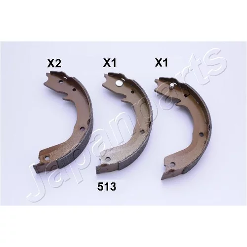 Sada brzd. čeľustí parkov. brzdy JAPANPARTS GF-513AF
