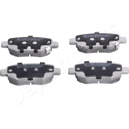 Sada brzdových platničiek kotúčovej brzdy Japanparts PP-0025AF