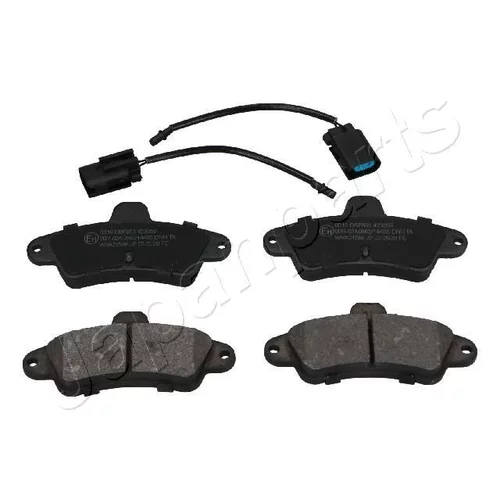 Sada brzdových platničiek kotúčovej brzdy JAPANPARTS PP-0316AF