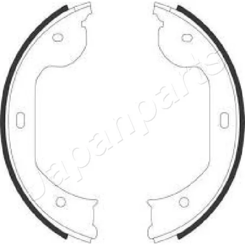 Sada brzdových čeľustí JAPANPARTS GF-0104AF