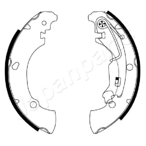 Sada brzdových čeľustí Japanparts GF-0210AF