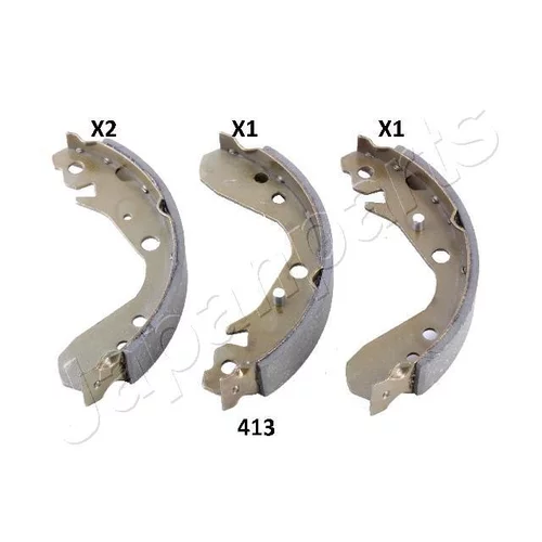 Sada brzdových čeľustí JAPANPARTS GF-413AF