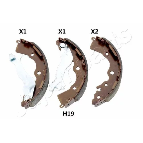 Sada brzdových čeľustí JAPANPARTS GF-H19AF