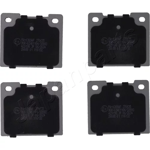 Sada brzdových platničiek kotúčovej brzdy JAPANPARTS PA-0369AF