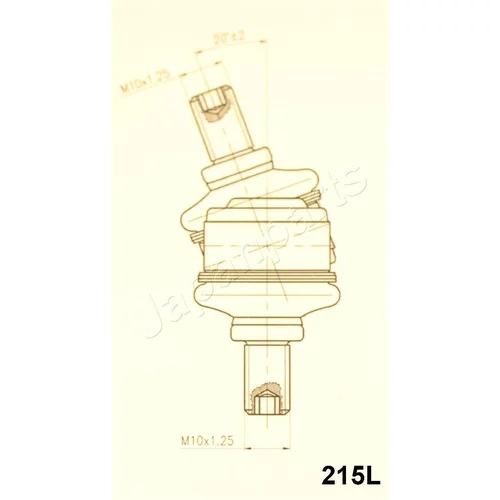 Stabilizátor podvozku JAPANPARTS SI-215L