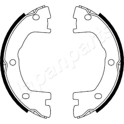 Sada brzdových čeľustí JAPANPARTS GF-0231AF