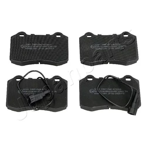 Sada brzdových platničiek kotúčovej brzdy JAPANPARTS PA-0201AF