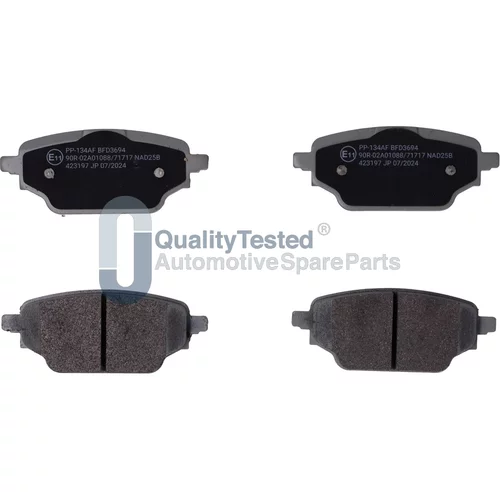Sada brzdových platničiek kotúčovej brzdy JAPANPARTS PP134JM