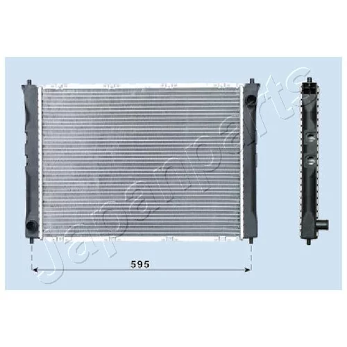 Chladič motora JAPANPARTS RDA012042