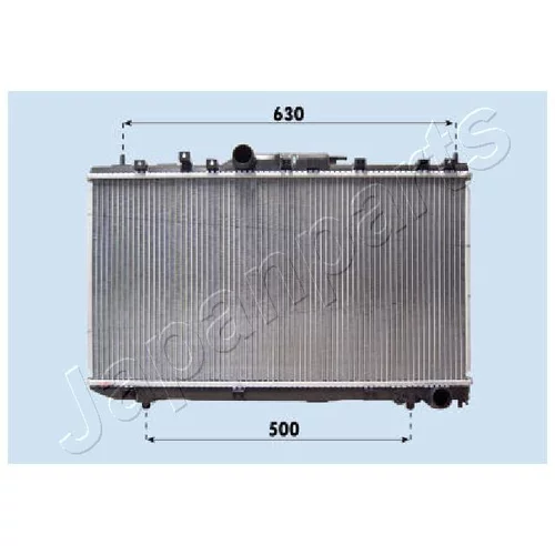 Chladič motora JAPANPARTS RDA153098