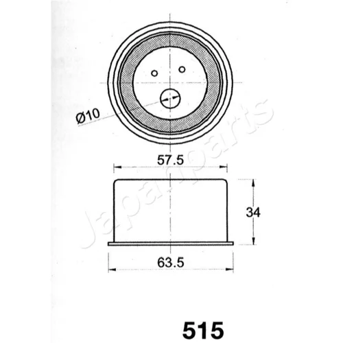 Napinák ozubeného remeňa BE-515 /Japanparts/ - obr. 1