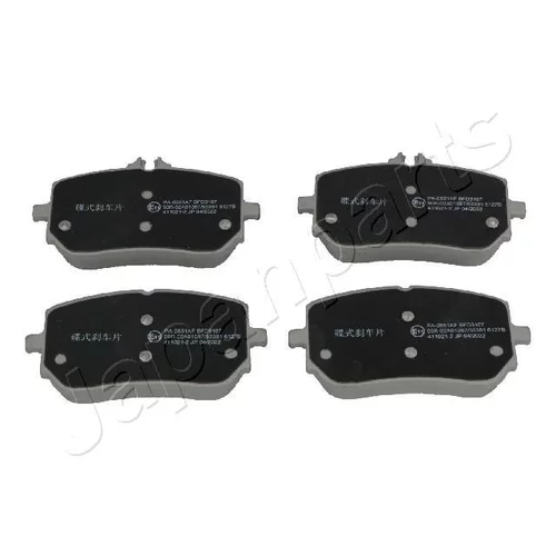 Sada brzdových platničiek kotúčovej brzdy JAPANPARTS PA-0551AF