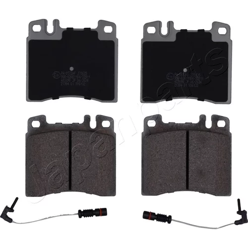 Sada brzdových platničiek kotúčovej brzdy JAPANPARTS PA-0572AF