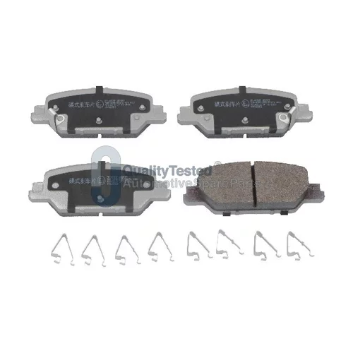 Sada brzdových platničiek kotúčovej brzdy JAPANPARTS PP416JM