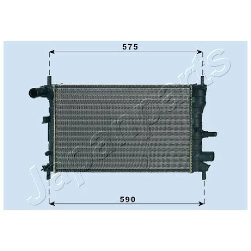 Chladič motora JAPANPARTS RDA053062