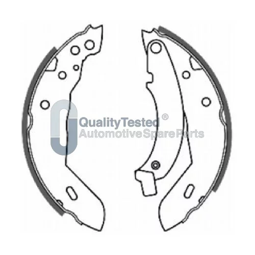 Sada brzdových čeľustí JAPANPARTS GF0718JM