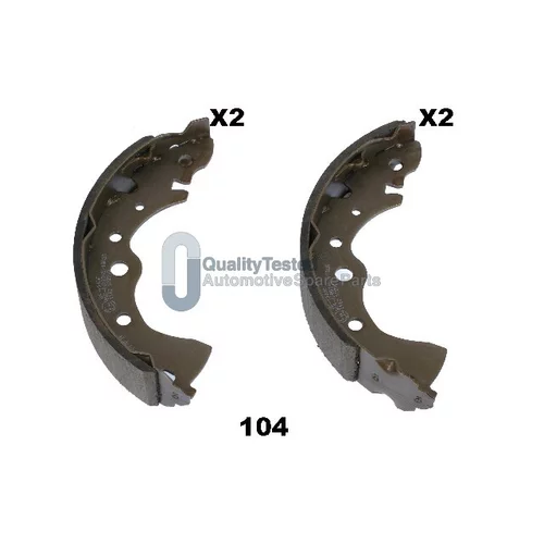 Sada brzdových čeľustí JAPANPARTS GF104JM