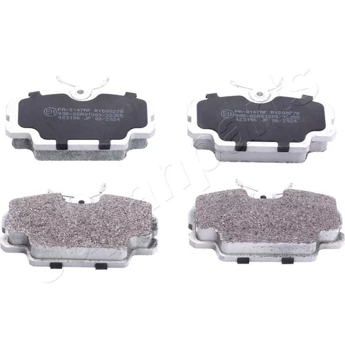 Sada brzdových platničiek kotúčovej brzdy JAPANPARTS PA-0147AF