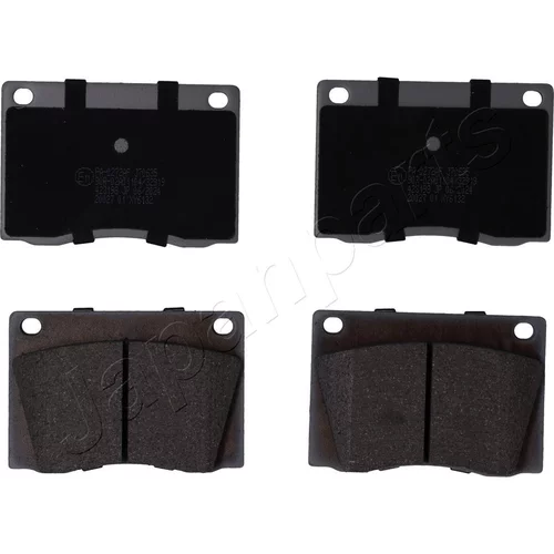 Sada brzdových platničiek kotúčovej brzdy JAPANPARTS PA-0272AF