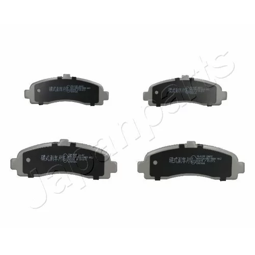 Sada brzdových platničiek kotúčovej brzdy JAPANPARTS PA-012AF