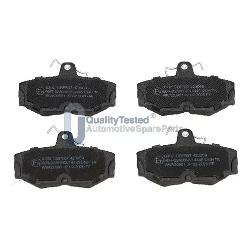 Sada brzdových platničiek kotúčovej brzdy JAPANPARTS PP0302JM