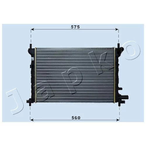 Chladič motora JAPKO RDA053061