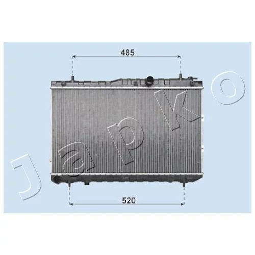 Chladič motora JAPKO RDA333033