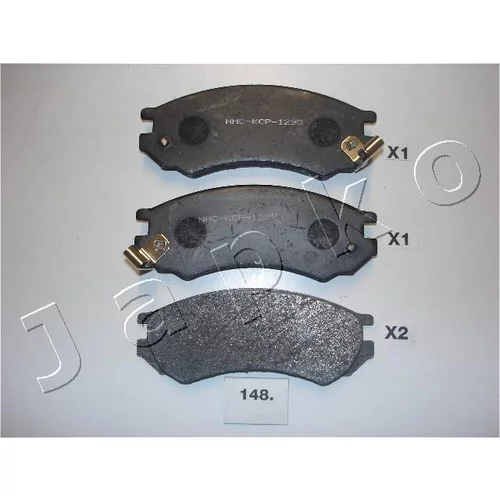 Sada brzdových platničiek kotúčovej brzdy JAPKO 50148