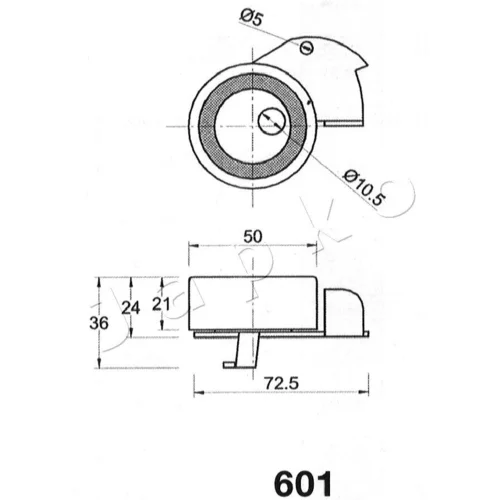 Napinák ozubeného remeňa 45601 /JAPKO/ - obr. 1