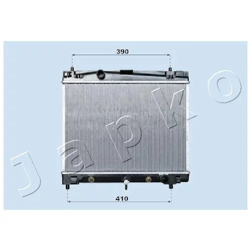 Chladič motora JAPKO RDA153011