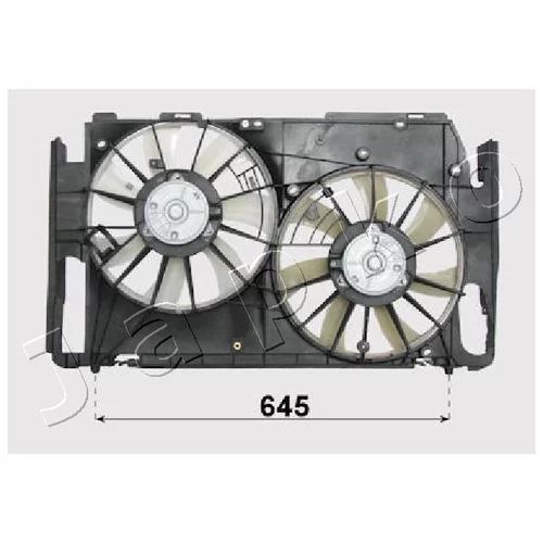 Ventilátor chladenia motora JAPKO VNT152022