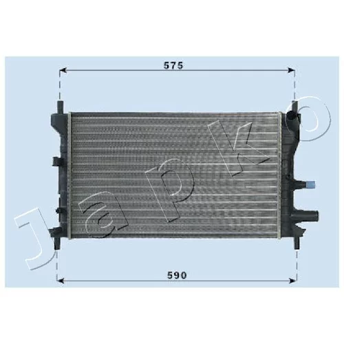 Chladič motora JAPKO RDA053060