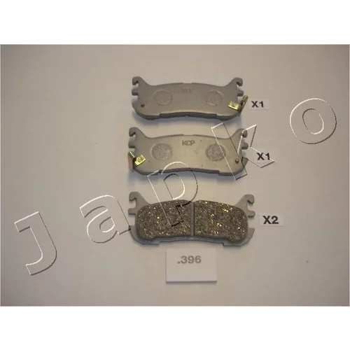 Sada brzdových platničiek kotúčovej brzdy JAPKO 51396