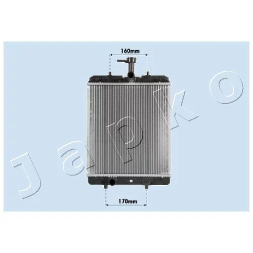 Chladič motora JAPKO RDA033068