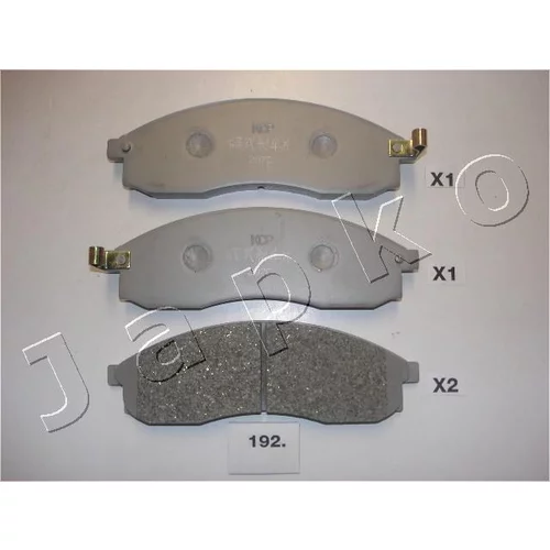 Sada brzdových platničiek kotúčovej brzdy JAPKO 50192