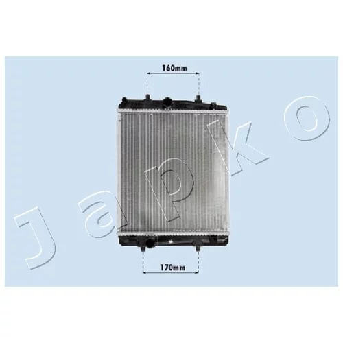 Chladič motora JAPKO RDA033069