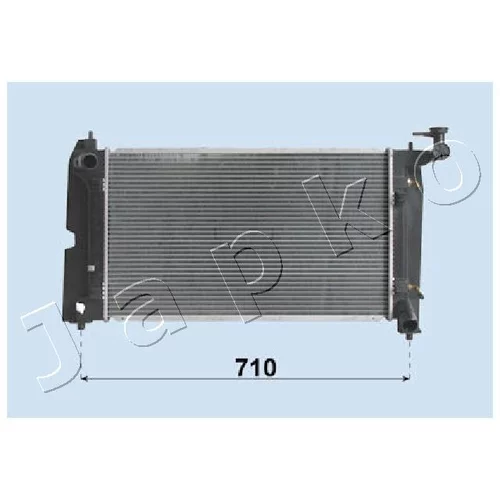Chladič motora JAPKO RDA153116