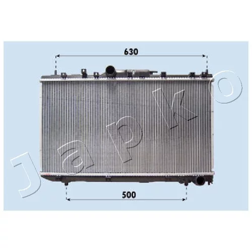 Chladič motora JAPKO RDA153098