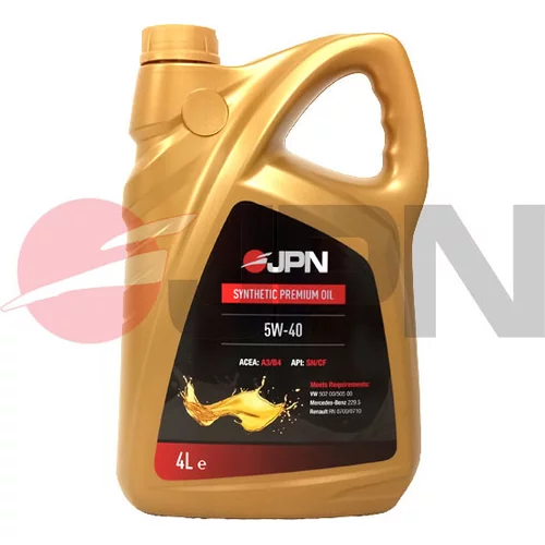 Motorový olej JPN 5W40 4 JPN