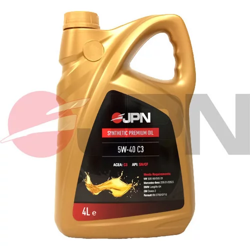 Motorový olej 5W40 C3 4 /JPN/