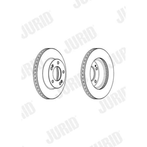 Brzdový kotúč 562982JC /JURID/ - obr. 2