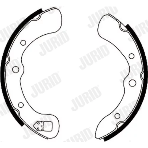 Sada brzdových čeľustí 361304J /JURID/
