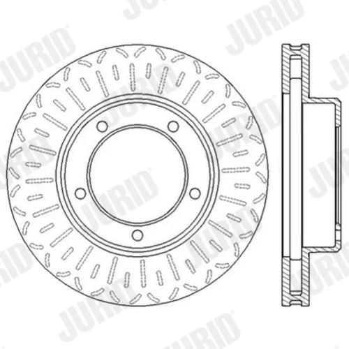 Brzdový kotúč 562559JC /JURID/ - obr. 2