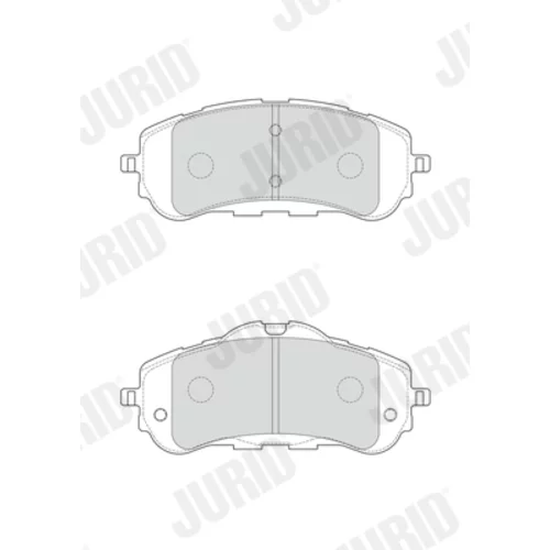 Sada brzdových platničiek kotúčovej brzdy 573620J /JURID/ - obr. 3