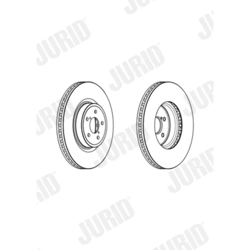 Brzdový kotúč 562945JC-1 /JURID/ - obr. 1