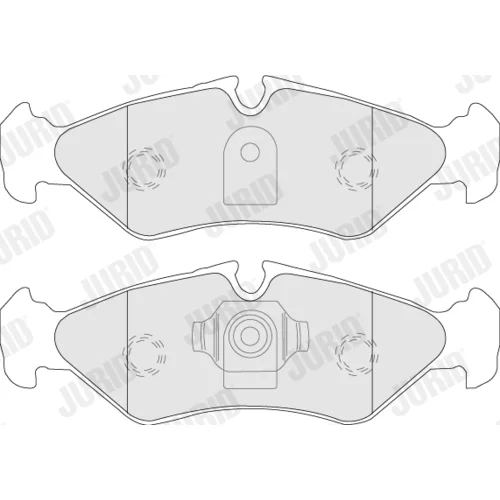 Sada brzdových platničiek kotúčovej brzdy 571846J /JURID/ - obr. 1