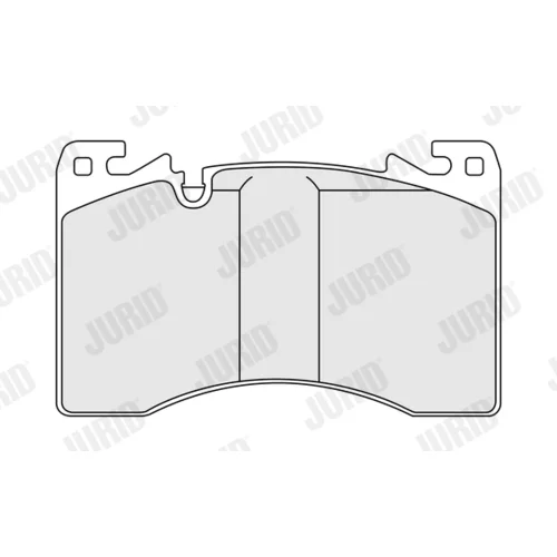 Sada brzdových platničiek kotúčovej brzdy 574310J /JURID/ - obr. 1