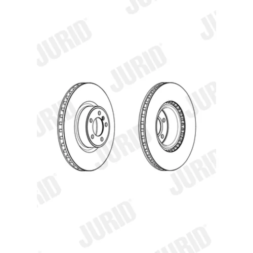 Brzdový kotúč 562983JC-1 /JURID/ - obr. 1