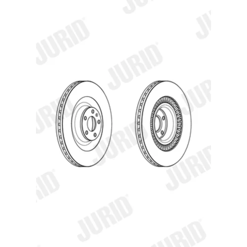 Brzdový kotúč 562946JC-1 /JURID/ - obr. 2